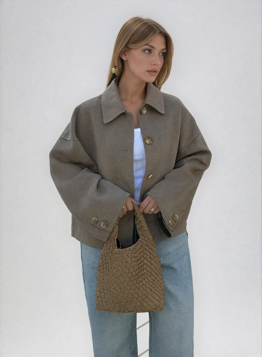 Sophronia | Boxy Cropped Coat