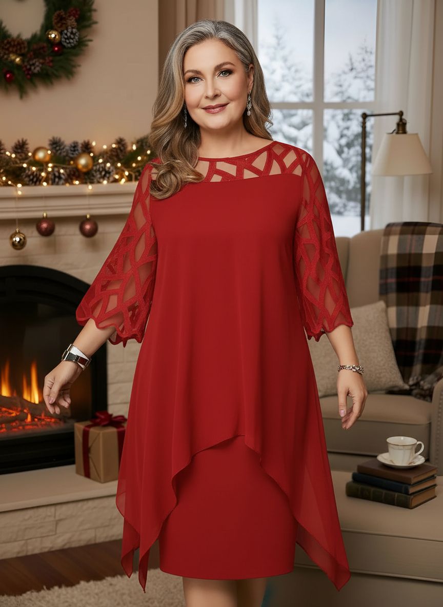 Glynis dress in Red