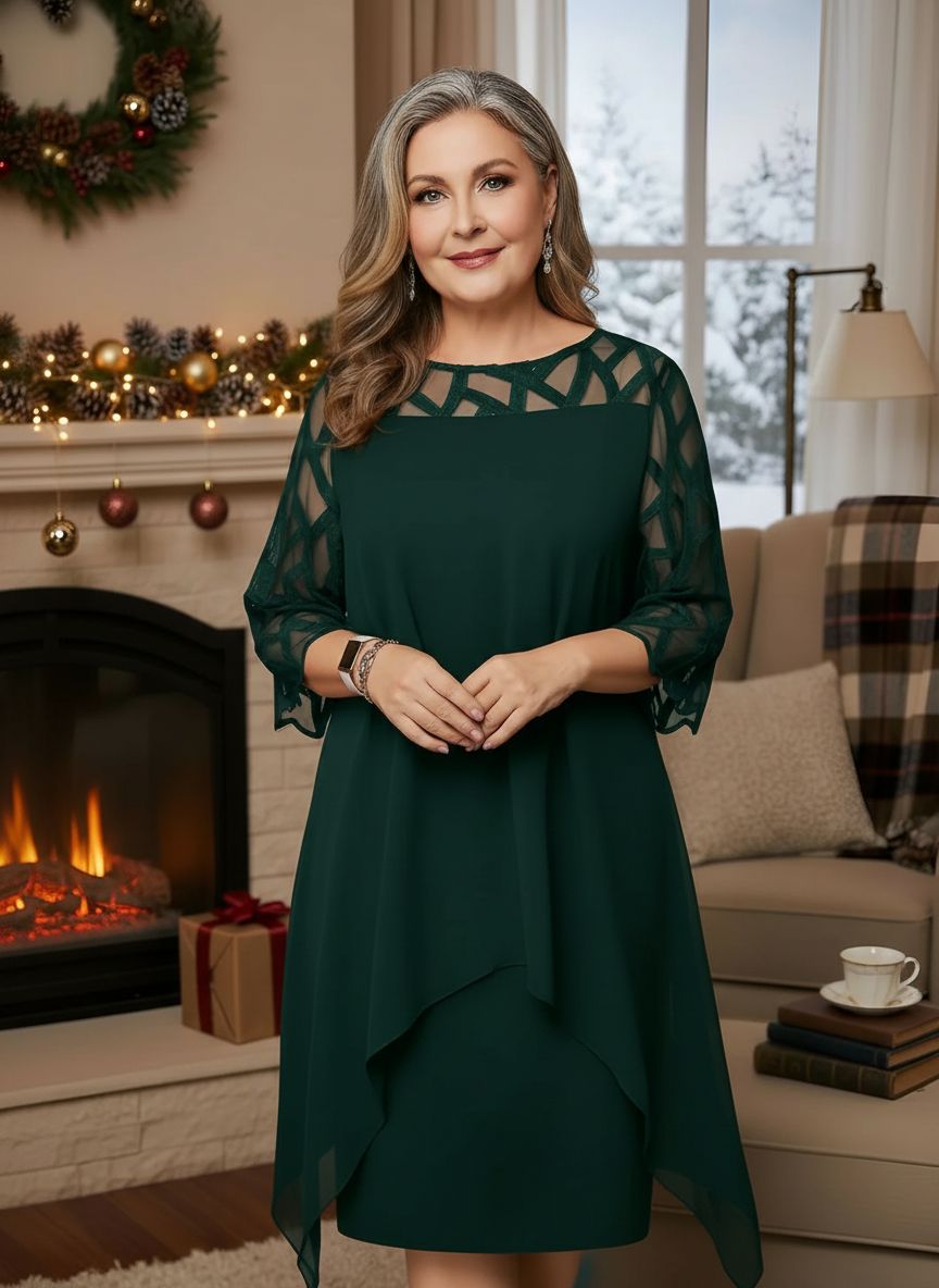 Glynis dress in Green