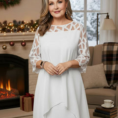 Glynis dress in White