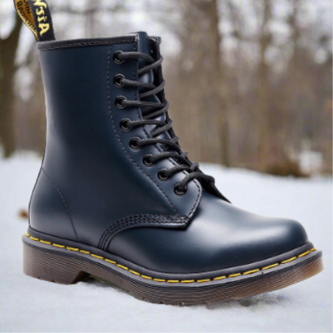 Annora Elegant Lace-Up Boots in Blue
