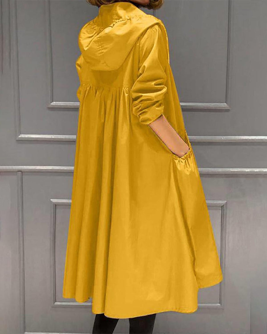 Lula | Long Hooded Trench Coat