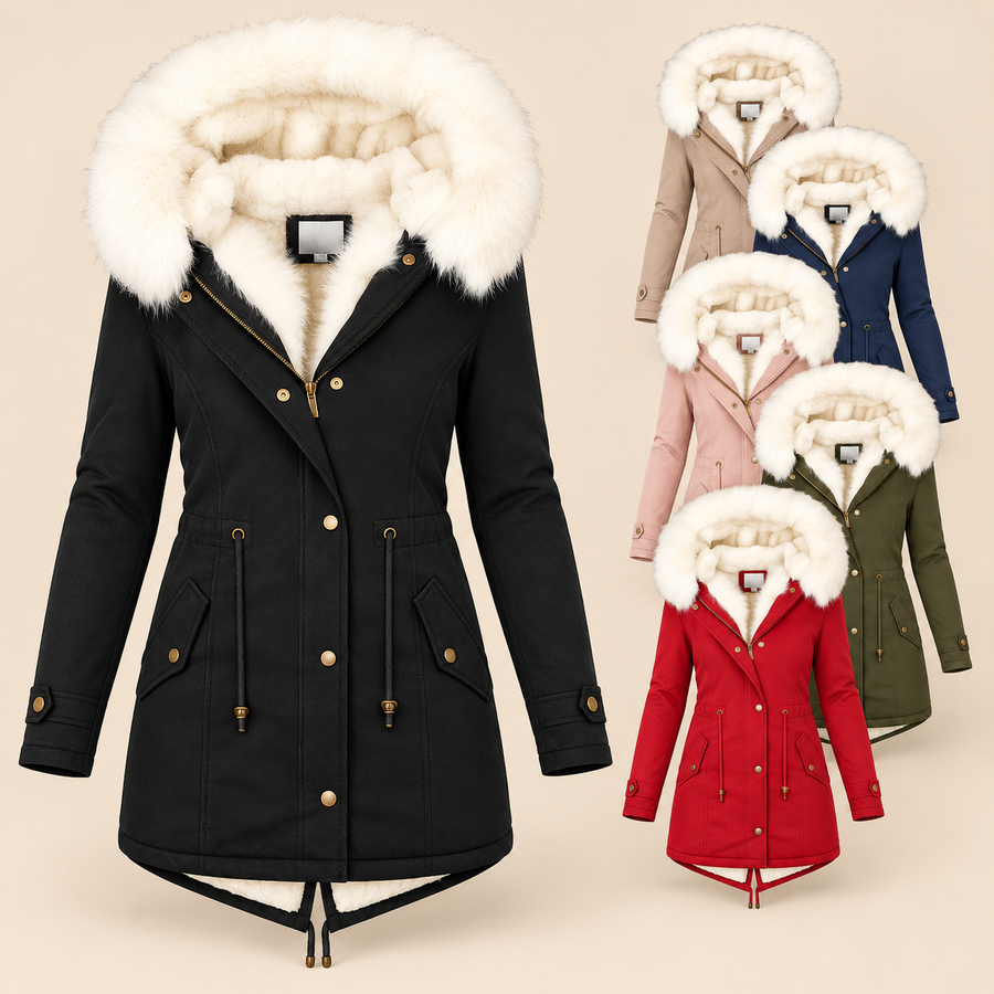 Eleanor hooded winter coat in six colors