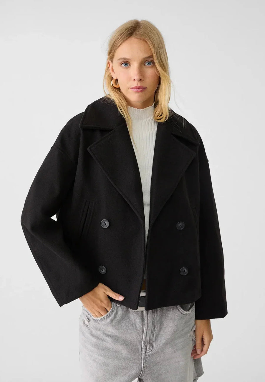 Laura | Cropped Double-Breasted Jacket