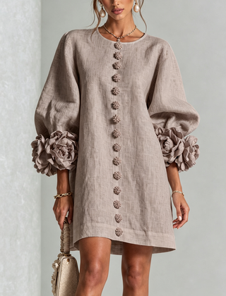 Penny dress in Mushroom Taupe