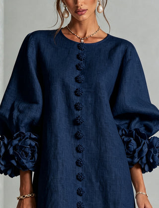 Camila dress in Navy