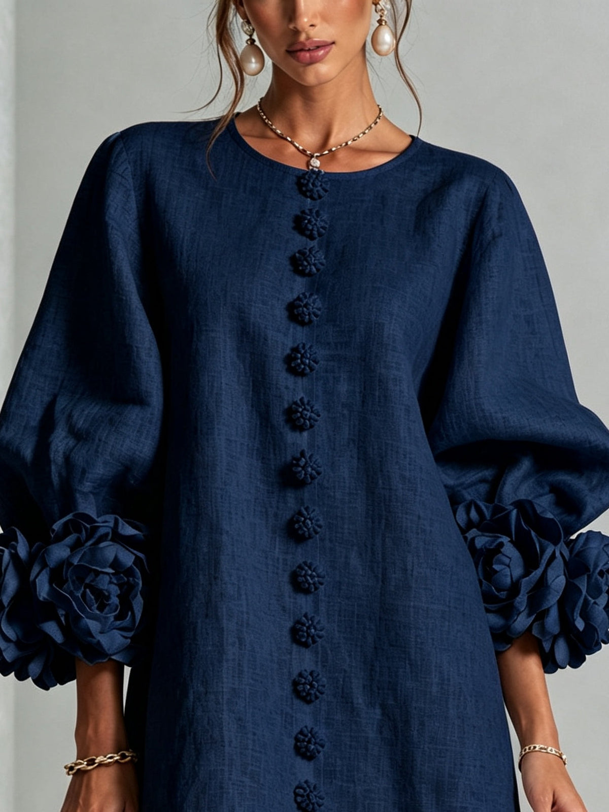 Camila dress in Navy