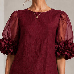 Julie dress in Burgundy