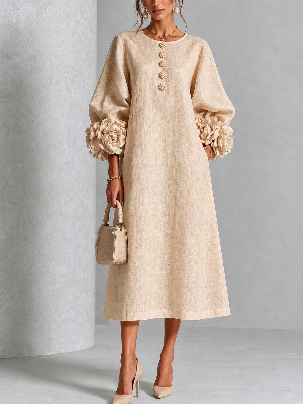 Joelle dress in Beige
