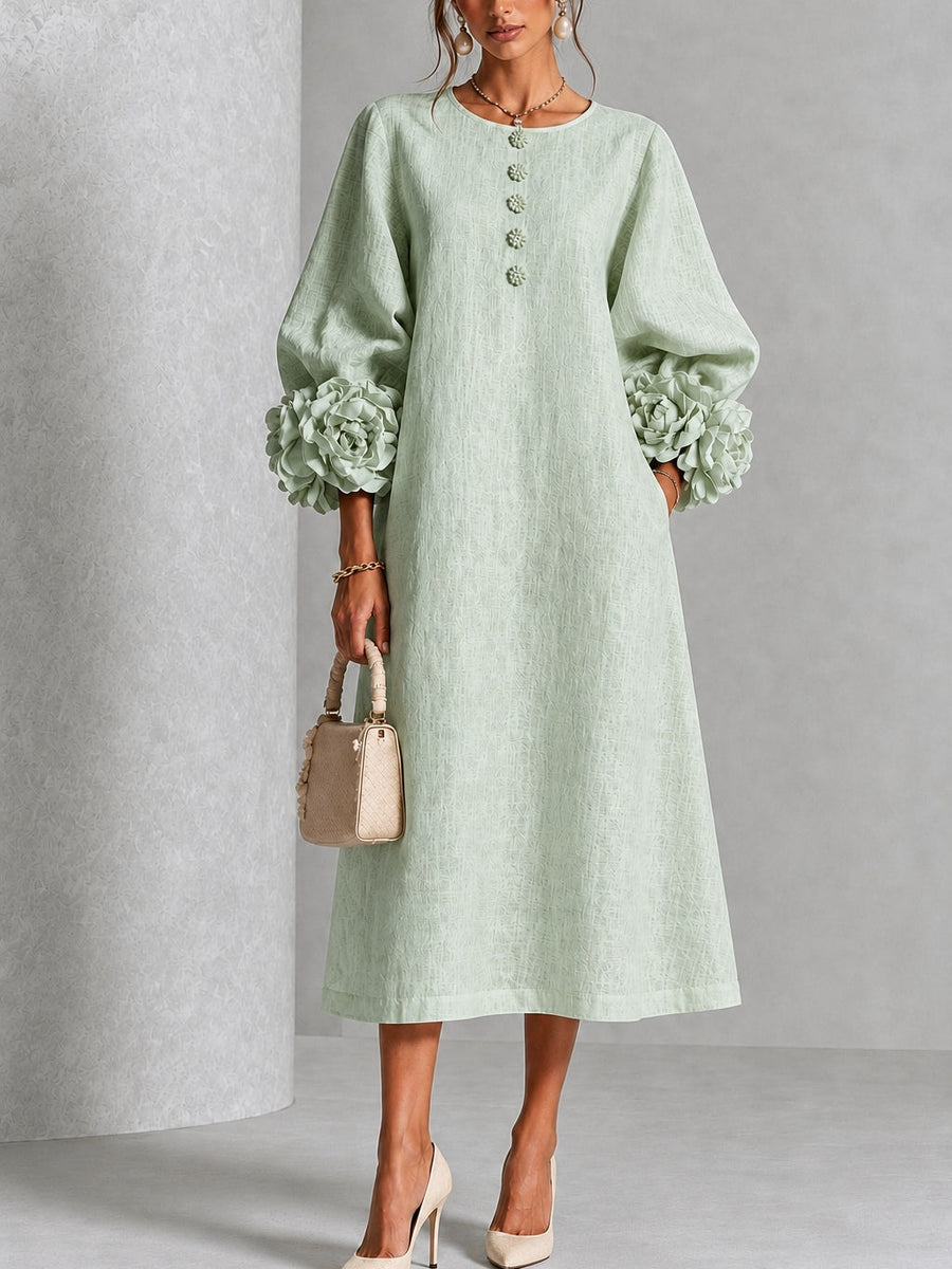 Aleta dress in Sage Mist