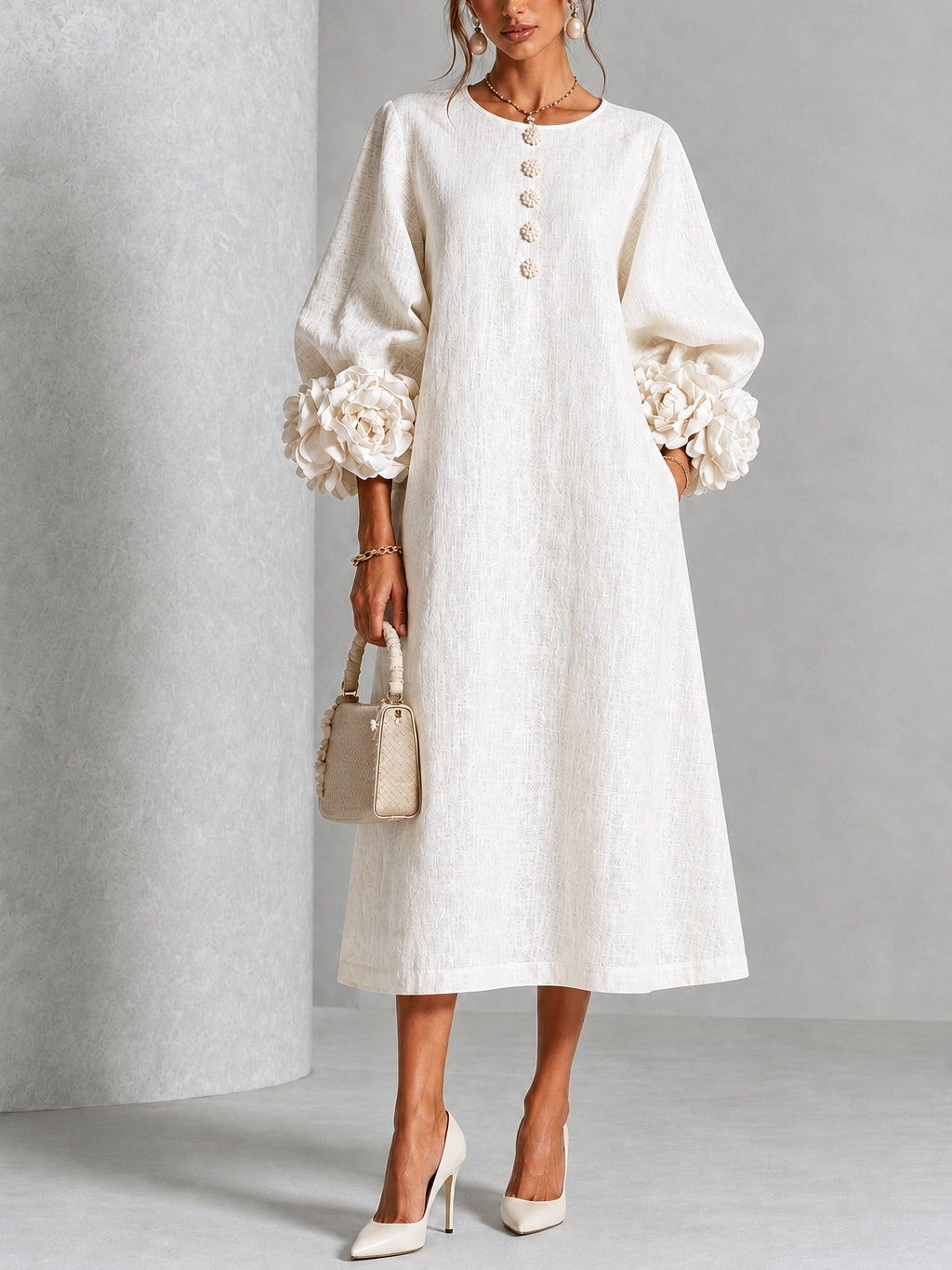 Isobel dress in White
