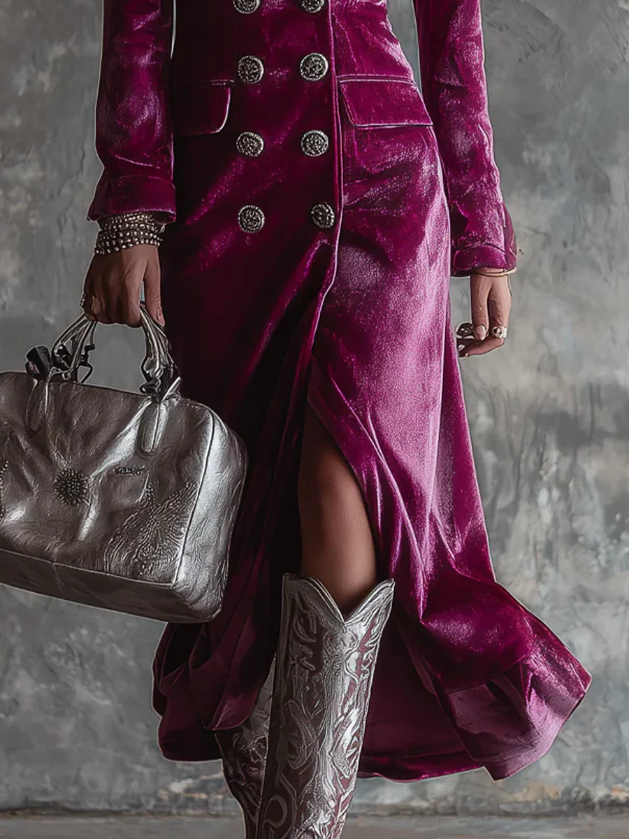Elyse | Velvet Blazer Dress