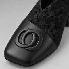 Cerys Square-Toe Ankle Boots