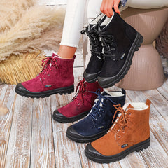 Maelys Lace-Up Snow Boots