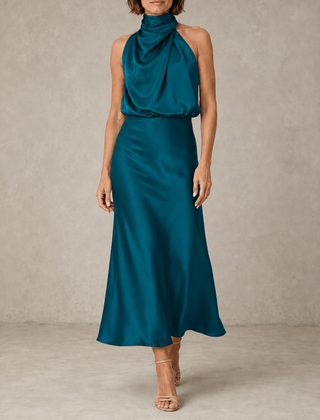 Acacia dress in Aqua Green