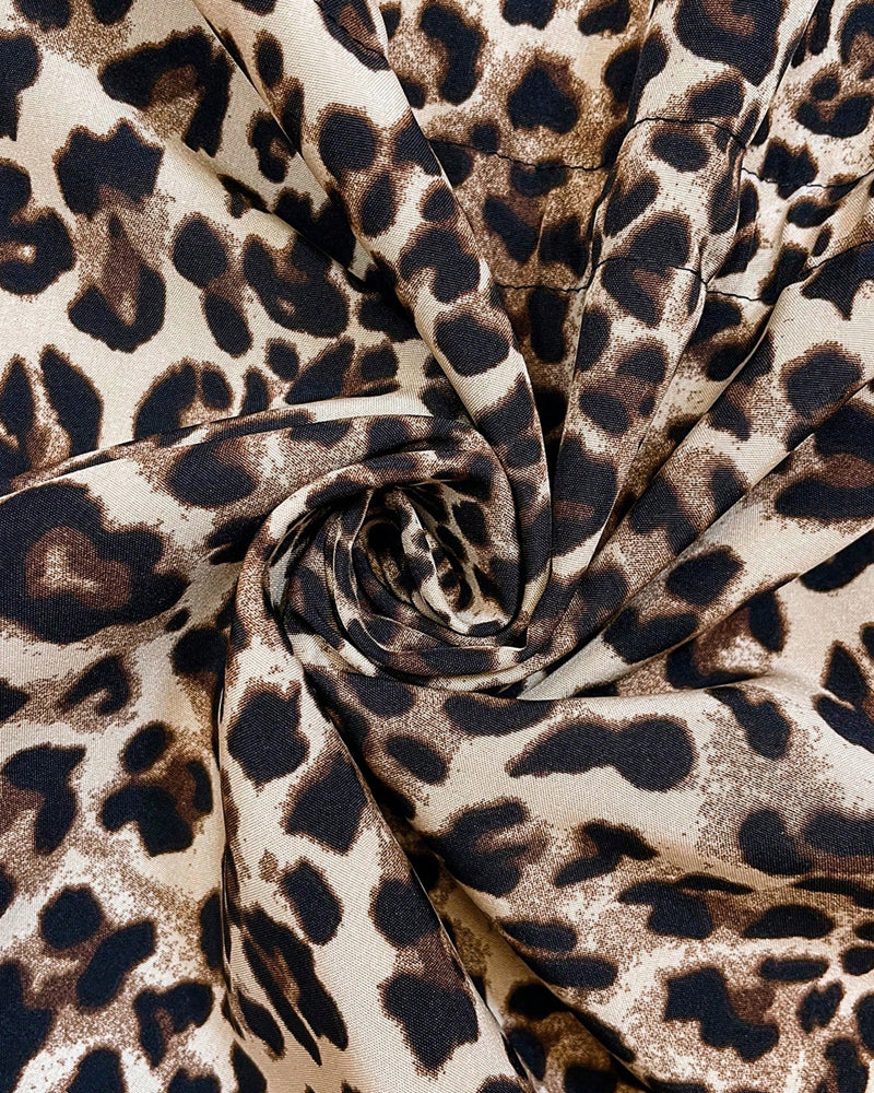 Lorna reversible hooded coat leopard side 10