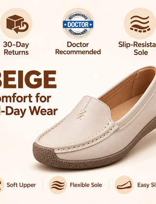 Beverly comfort loafers in Beige
