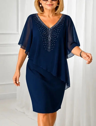 Maybelle dress in Dark Blue