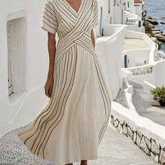 Corliss dress in Brown