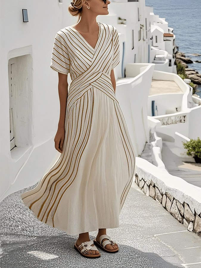 Corliss dress in Brown