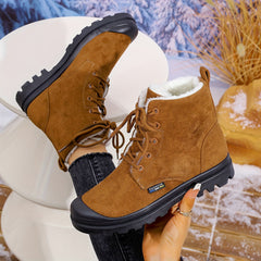 Maelys Lace-Up Snow Boots