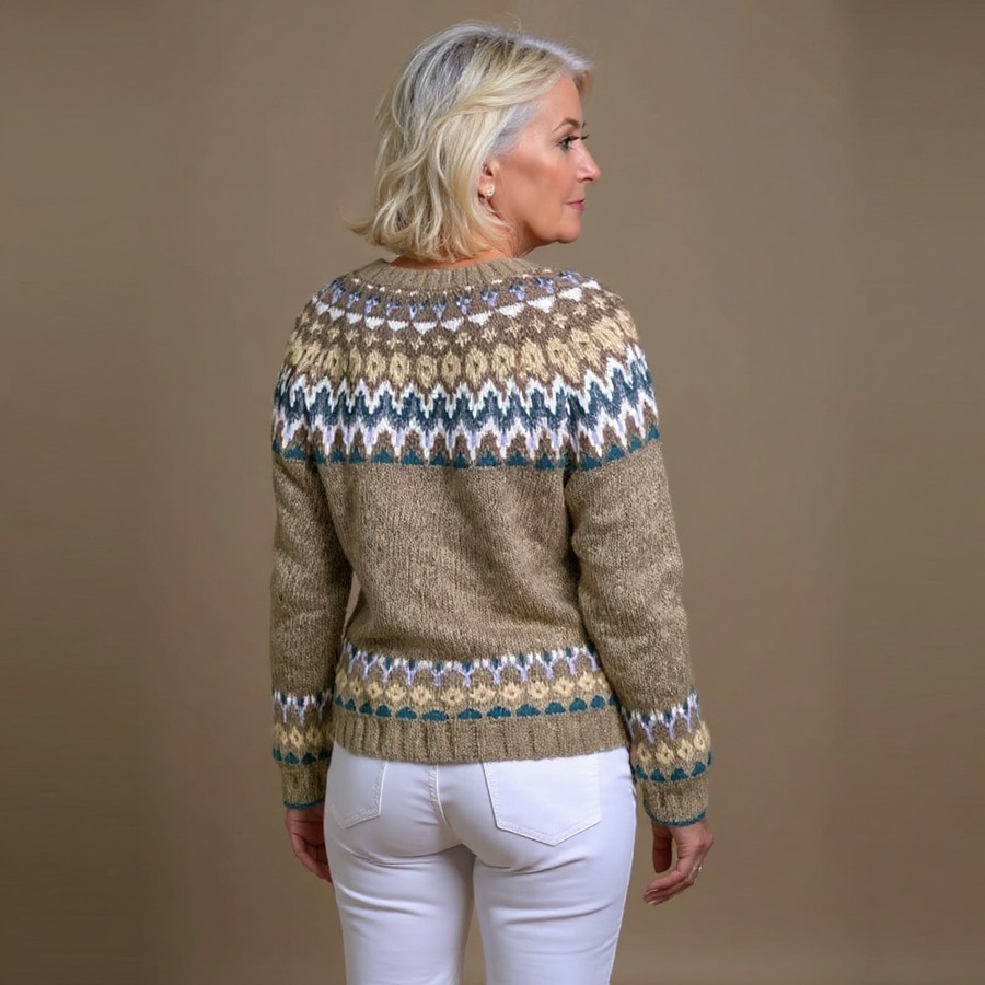 Kirsa | Folk Pattern Yoke Cardigan