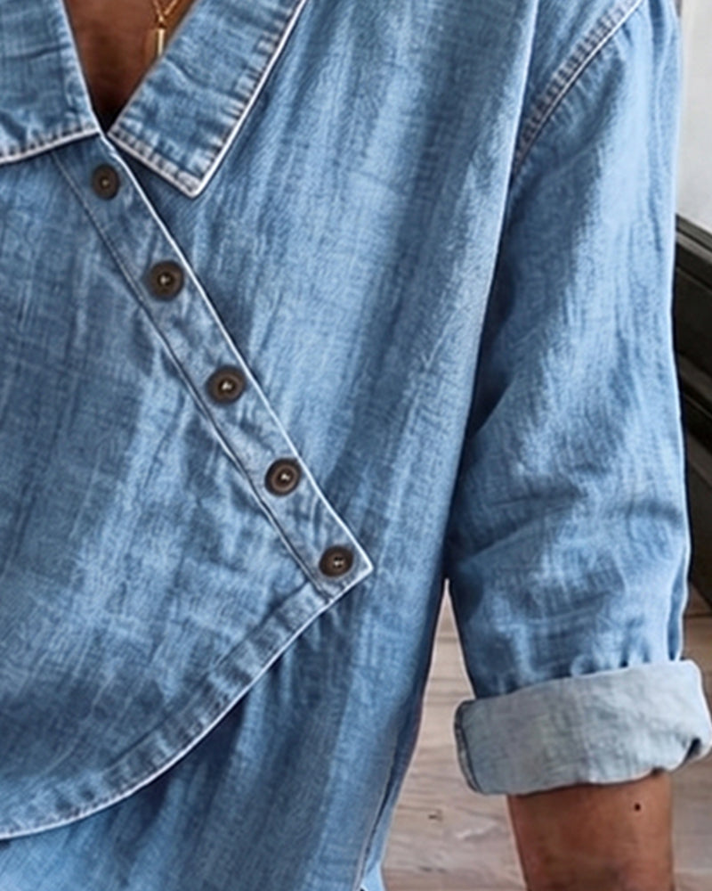 Susan | The Denim Blouse
