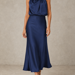 Acacia dress in Navy Blue