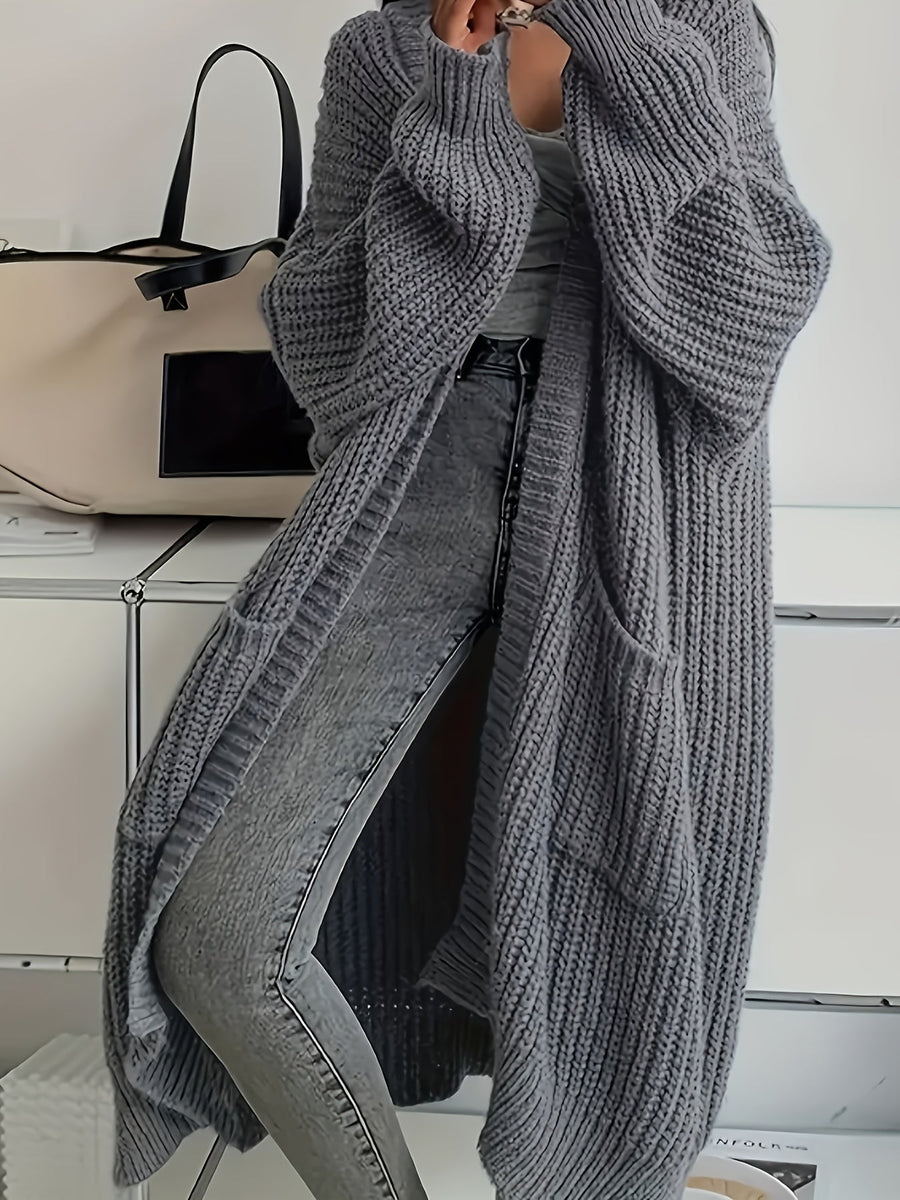 Alice | Longline Open-Front Cardigan