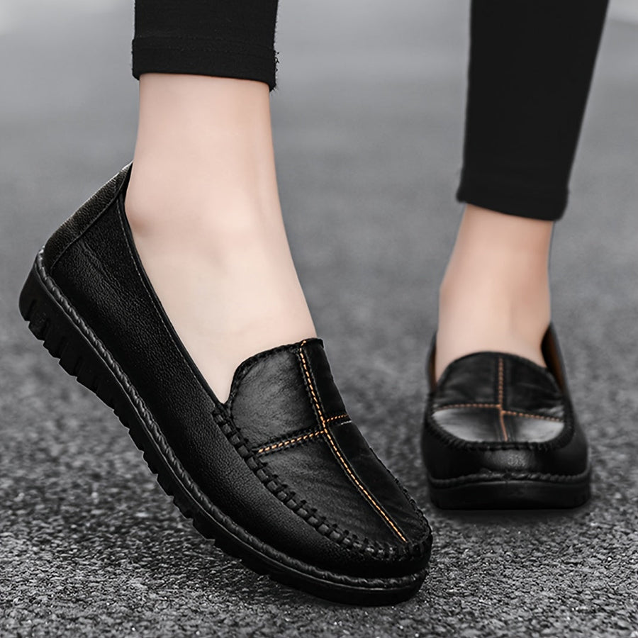 Morwen Stitched Comfort Loafers