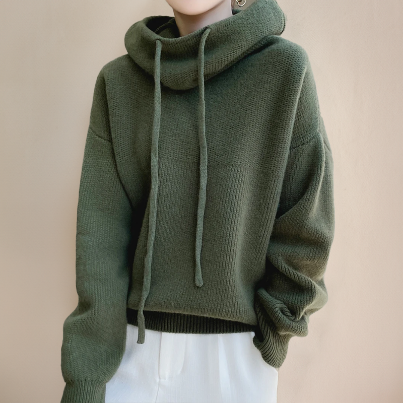 Elvire | Hooded Pullover Sweater