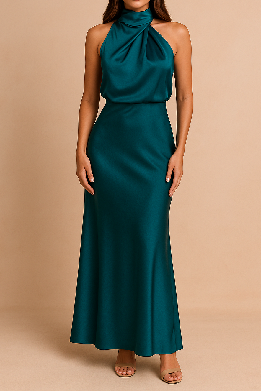 Meryl dress in Dark Green
