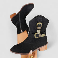 Alvina Orthopedic Western Boots
