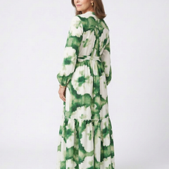 Melissa | Tie-Waist Tiered Maxi Dress