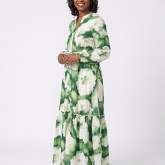 Melissa | Tie-Waist Tiered Maxi Dress