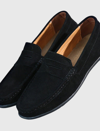 Cosima classic driving loafers in Black