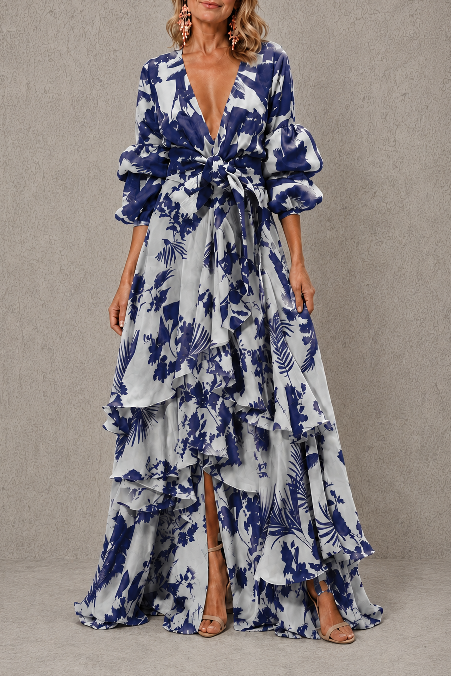 Elma dress in Blue