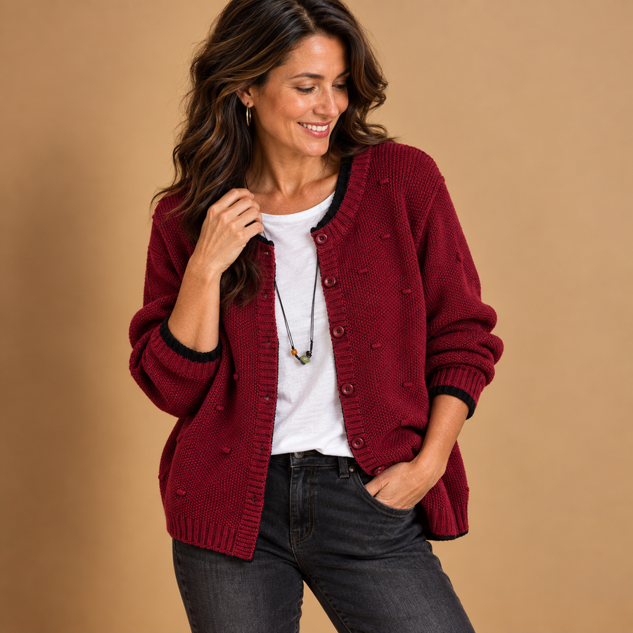 The Isolde | Textured Cardigan