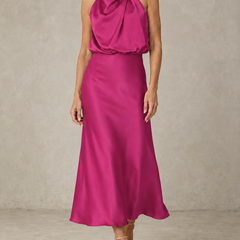 Acacia dress in Magenta