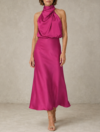 Acacia dress in Magenta