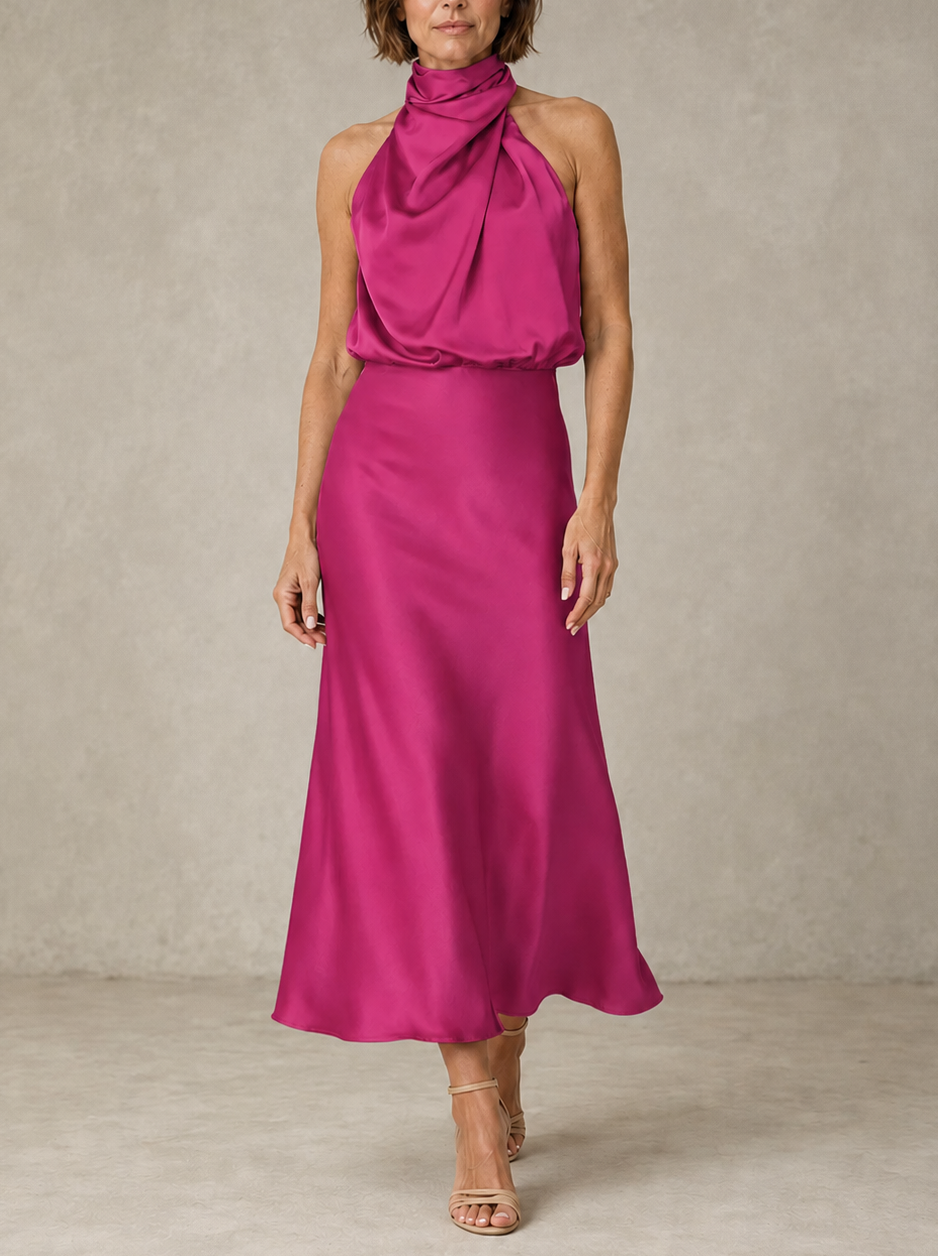 Acacia dress in Magenta