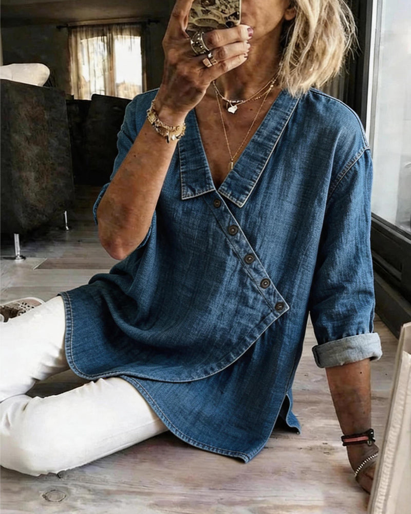 Susan | The Denim Blouse