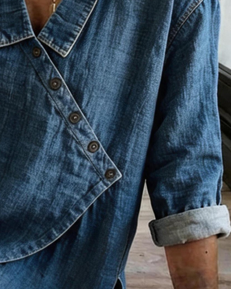 Susan | The Denim Blouse