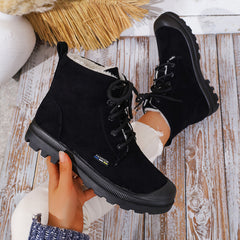 Maelys Lace-Up Snow Boots