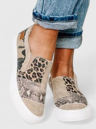 Zora animal print slip-on sneakers