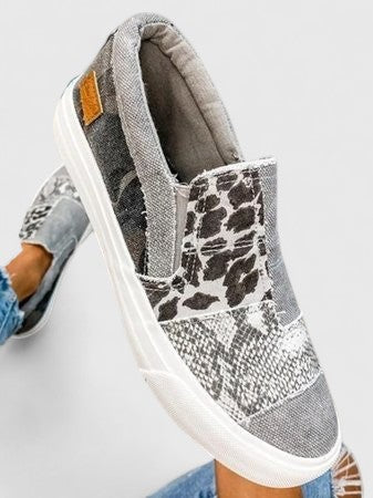 Zora animal print slip-on sneakers