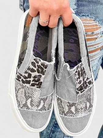 Zora animal print slip-on sneakers