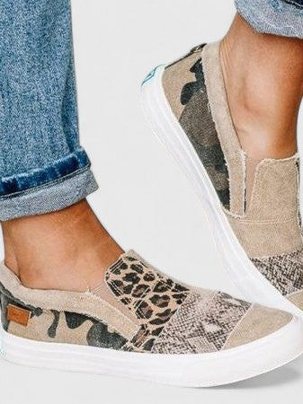 Zora animal print slip-on sneakers