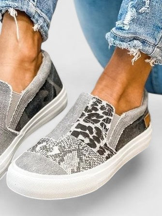 Zora animal print slip-on sneakers