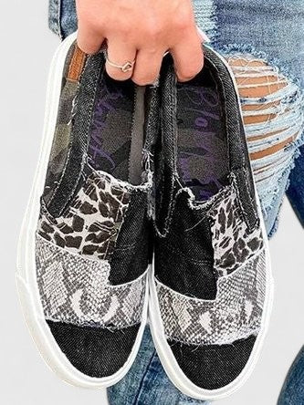 Zora animal print slip-on sneakers